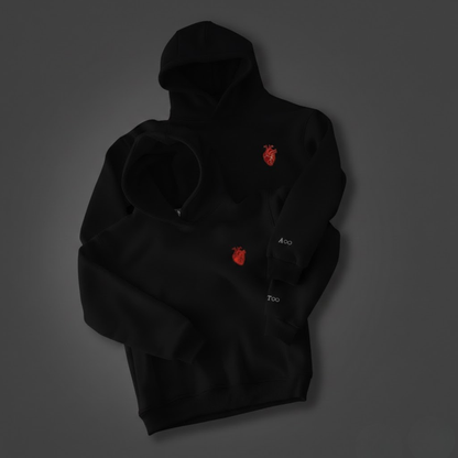 Personalized couple hoodie